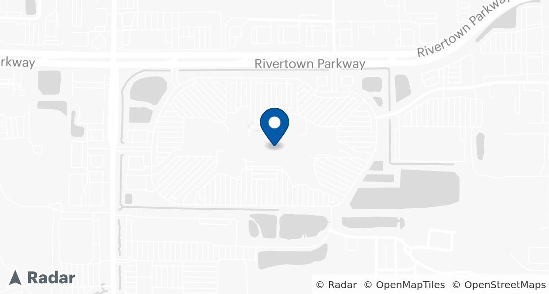 Map of Dairy Queen Location:: Rivertown Crossing, Grandville, MI, 49418-3090
